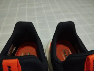 Zapatillas Skechers sin cordones azul/naranja