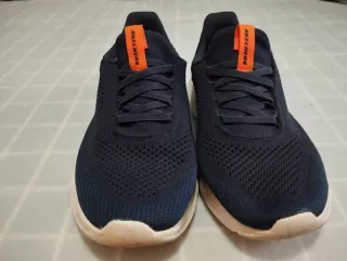 Zapatillas Skechers sin cordones azul/naranja