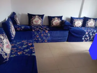 3 Sofás Marroquíes + Mesa dodecagonal