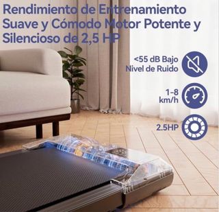 Cinta de correr compacta