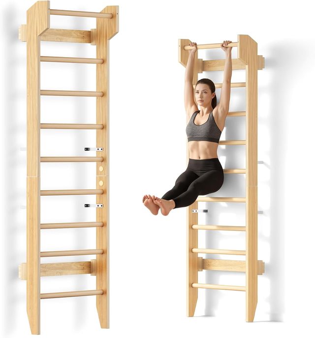 NUEVO - Espaldera de madera para gimnasio en casa