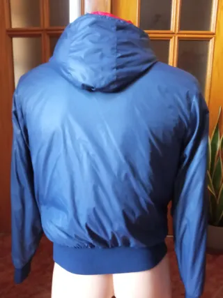 Chaqueta Converse Hombre Talla M Azul/Roja