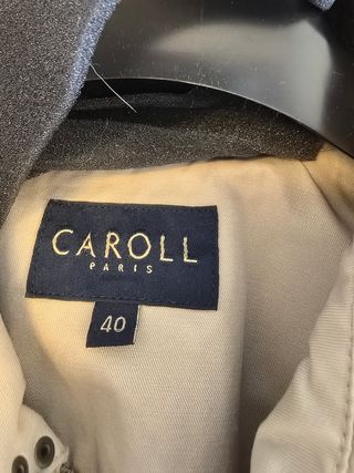 Trench CAROLL Beige Multicolor