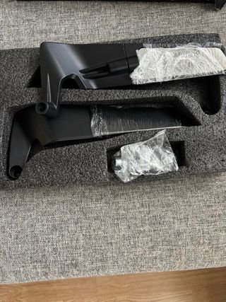 Espejos retrovisores ajustables negros