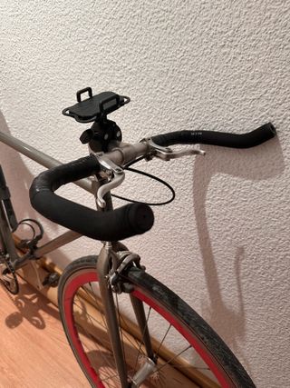 Bicicleta Fixie / Single Speed llantas roja