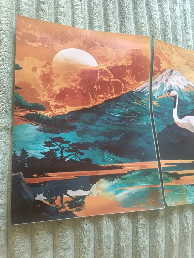 Stampe giapponesi su tela