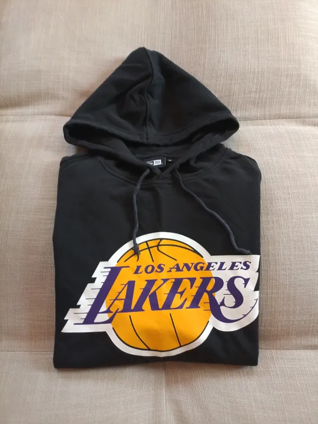 Felpa New Era Lakers Nera Viola Invernale