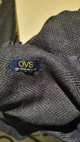 Sciarpa uomo blu/grigio