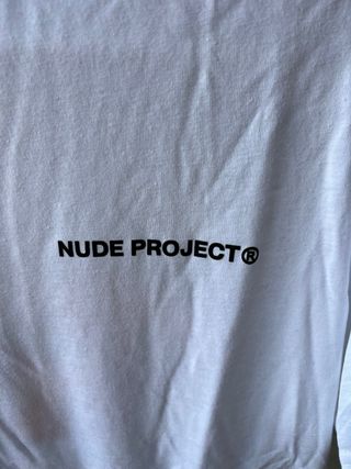 Camiseta Nude Project Blanca Talla L