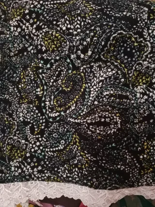 Ropa Pakistán India Bordada Rosa Blanco