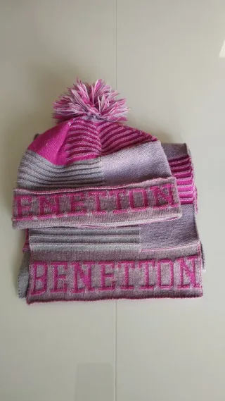 Conjuntos Benetton Gorro y Bufanda