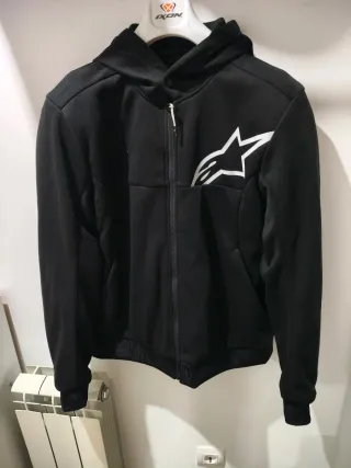 Sudadera Alpinestars Negra Moto Ciudad