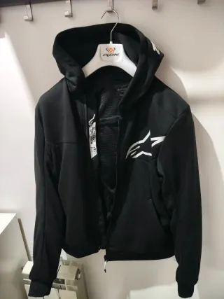 Sudadera Alpinestars Negra Moto Ciudad