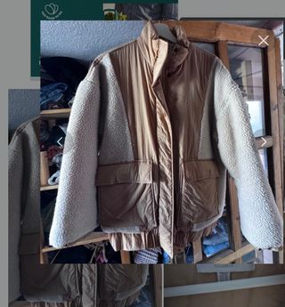 Chaqueta Pull&Bear Beige/Marrón perfecto estado
