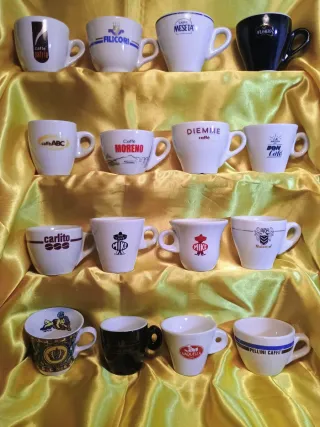 Tazzine caffè pubblicitarie - Set 16 pezzi