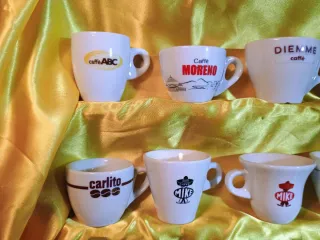 Tazzine caffè pubblicitarie - Set 16 pezzi