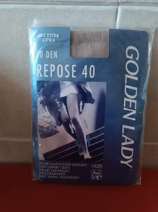 Pantis Golden Lady Repose 40 Den Beige Talla Extra