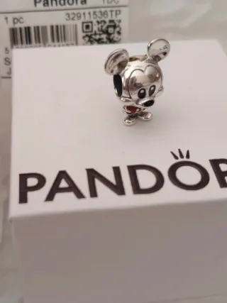 Charm Mickey Mouse Pandora Plata 925