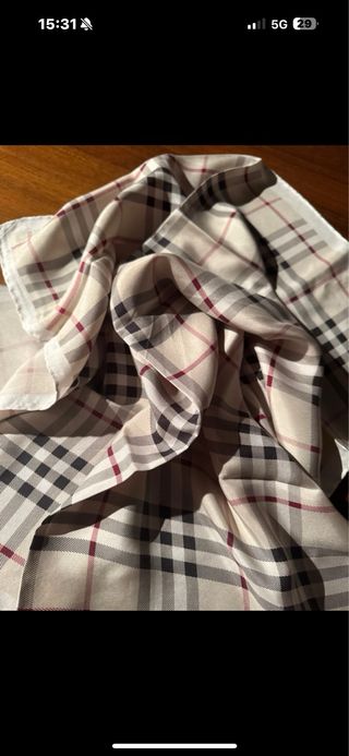 Foulard in seta Burberry