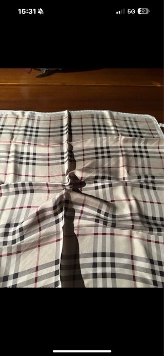 Foulard in seta Burberry