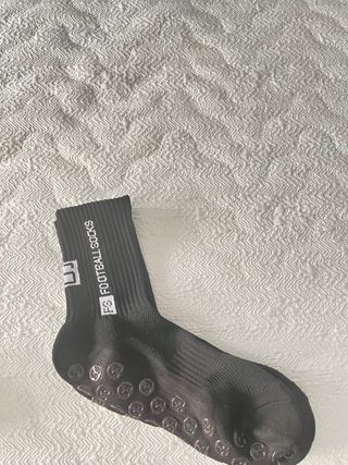 Calcetines deportivos antideslizantes negro/verde