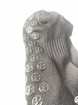 Calcetines deportivos antideslizantes negro/verde