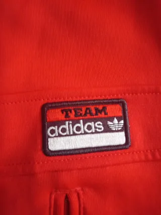 Chaqueta Vestido Adidas Vintage 2005 Roja