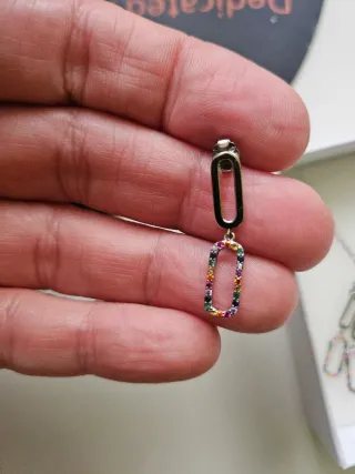 Conjunto de Joyas Placari Multicolor y Plata