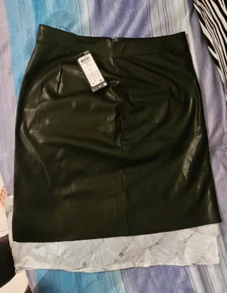 Minigonna in ecopelle
