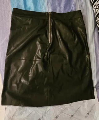 Minigonna in ecopelle