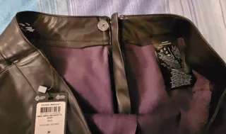 Minigonna in ecopelle