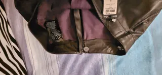 Minigonna in ecopelle