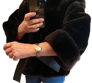 Chaquetón Moutón Marrón José Luis López