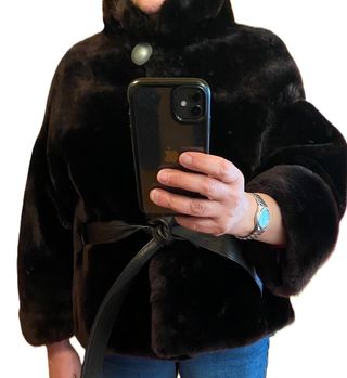 Chaquetón Moutón Marrón José Luis López