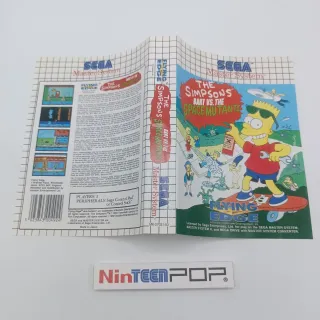 Simpsons Bart vs Space Mutants Sega Master System