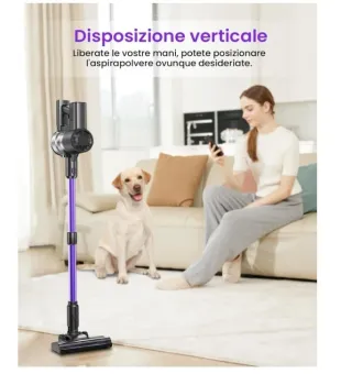 Aspirapolvere Senza Fili 450W 40KPa 50 Min