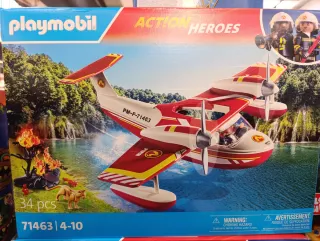 Playmobil Action Heroes Avião Bombeiros 71463