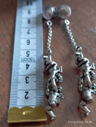 Orecchini G. Raspini Angioletti acrobati Arg. 925