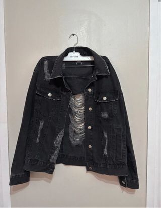 Chaqueta tejana Lefties desgastada