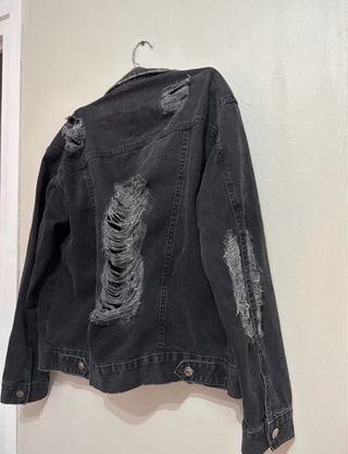 Chaqueta tejana Lefties desgastada