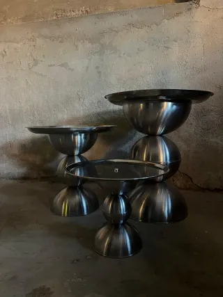 Tavolino Nembula Design Inox