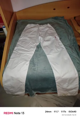 Pantalón de trabajo blanco
