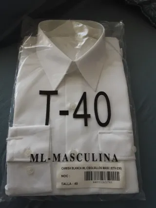 Camisa Blanca Militar T-40