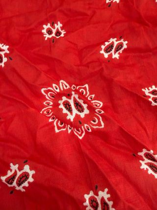Pañuelo Bandana Estilo Cowboy Rojo