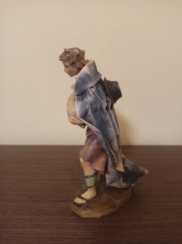 Figura pastor Belén Gloria in excelsis Deo 15 cm