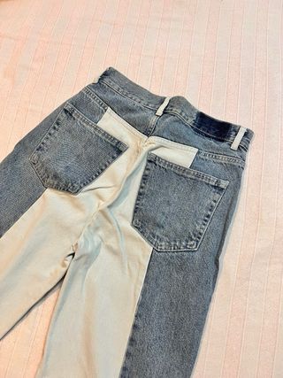 Jeans bicolore Pull&Bear taglia XS