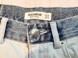 Jeans bicolore Pull&Bear taglia XS