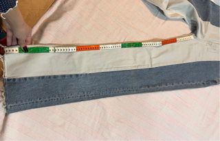 Jeans bicolore Pull&Bear taglia XS