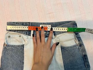 Jeans bicolore Pull&Bear taglia XS