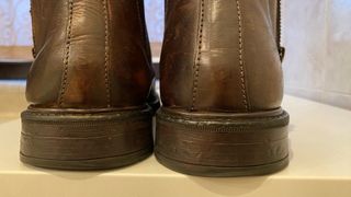 Stivaletti uomo pelle marrone tg. 42